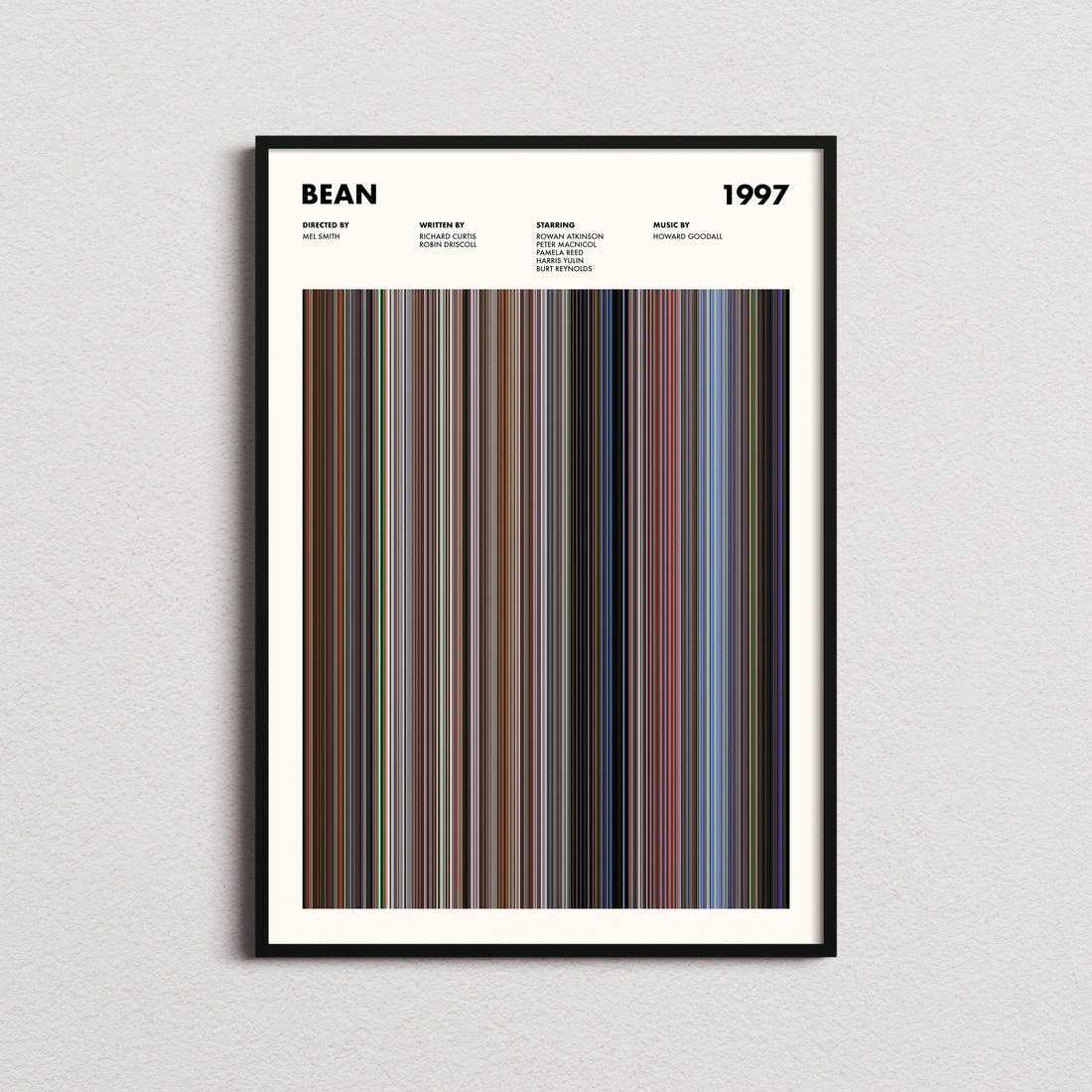 Bean Movie Barcode Poster
