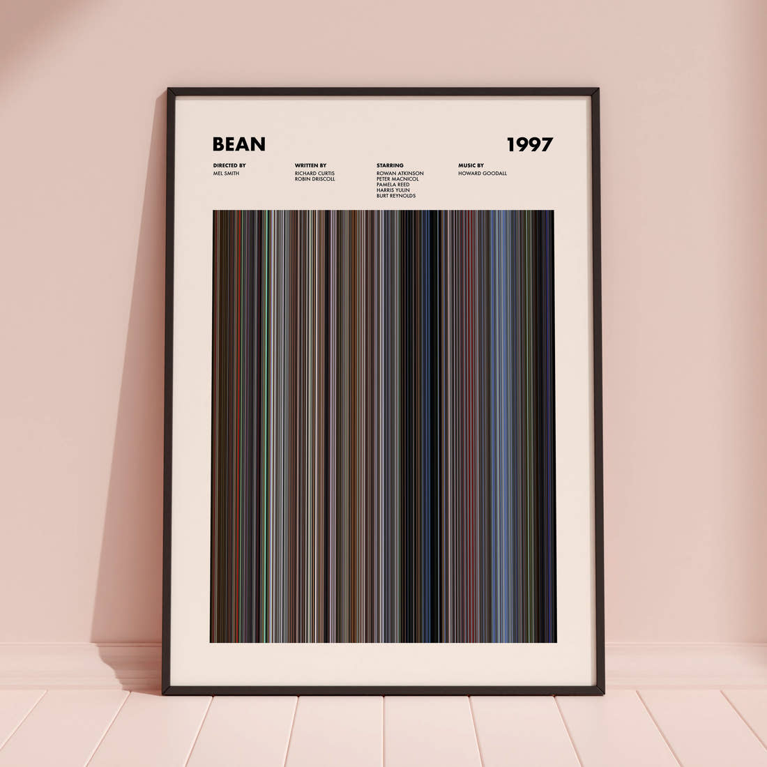 Bean Movie Barcode Poster