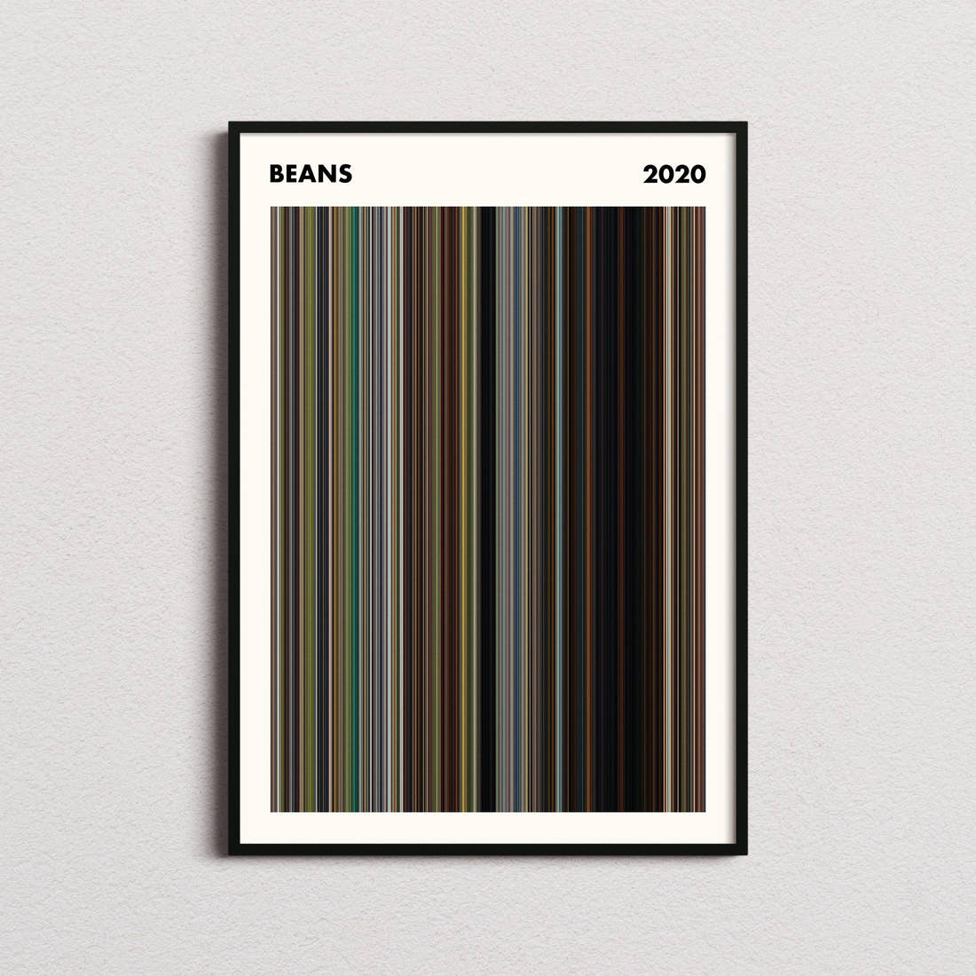 Beans Movie Barcode Poster - Simplified