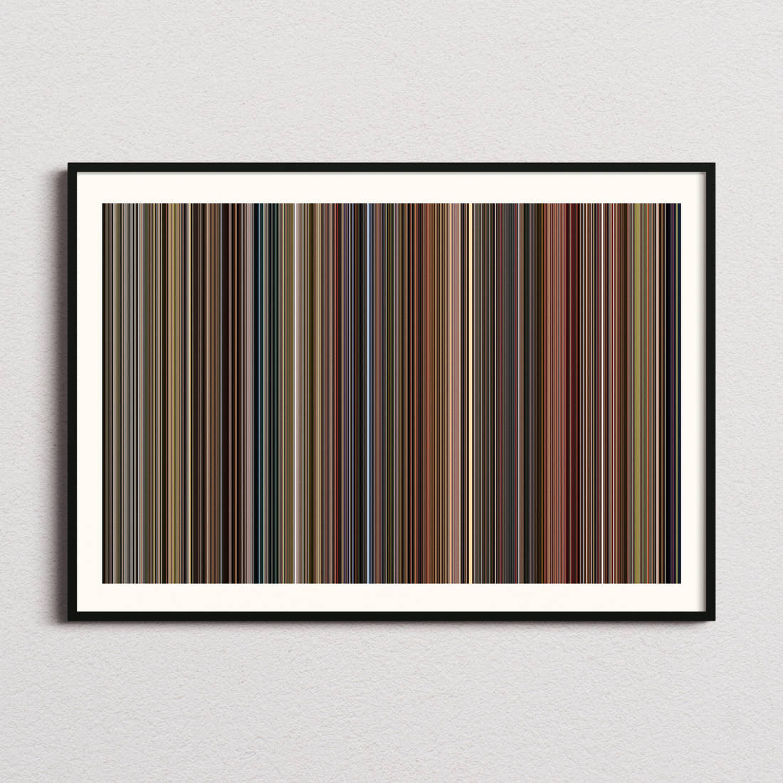 Bedtime Stories Movie Barcode Poster - Barcode Only