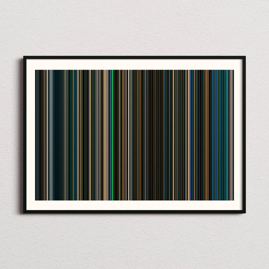 Beetlejuice Beetlejuice Movie Barcode Poster - Barcode Only
