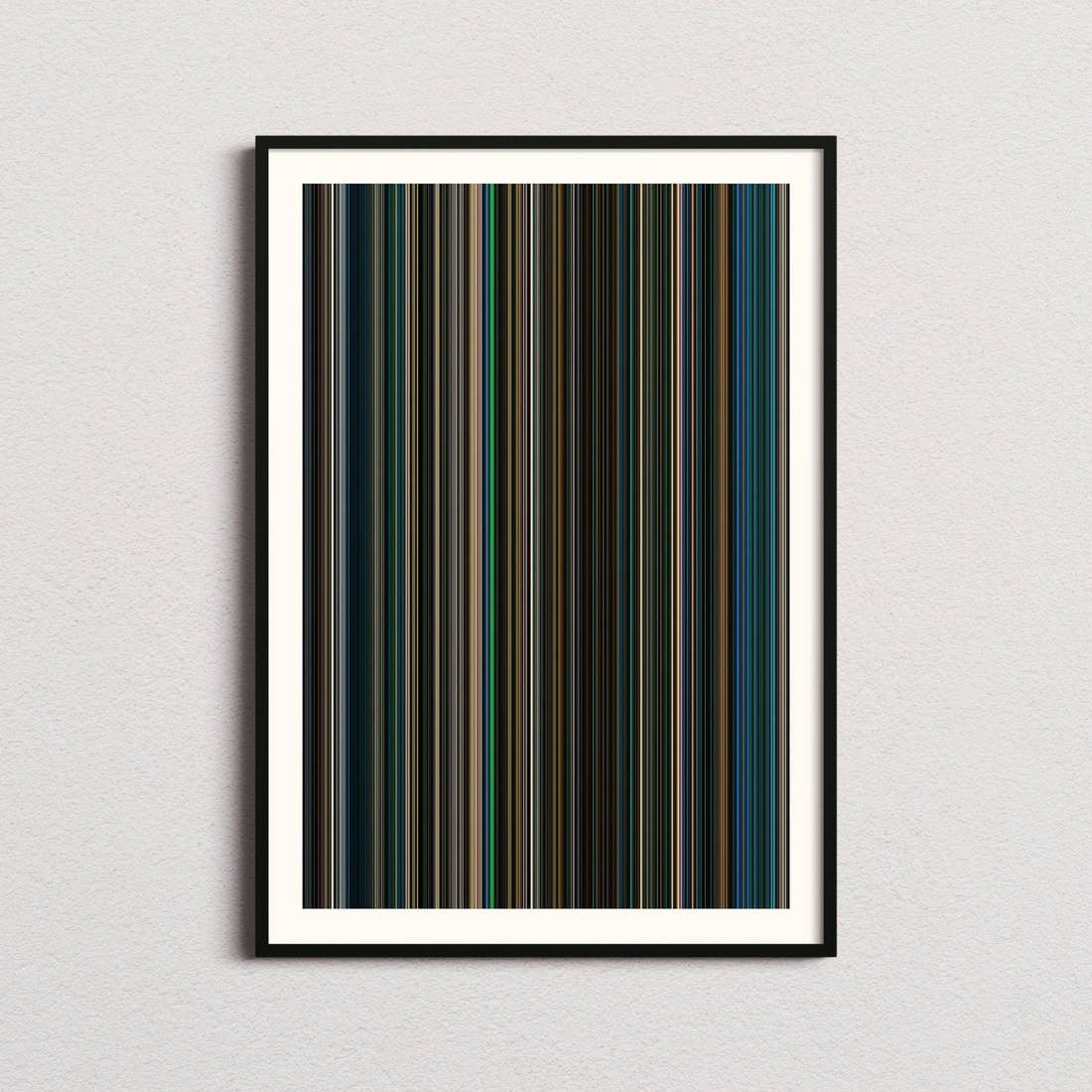 Beetlejuice Beetlejuice Movie Barcode Poster - Barcode Only