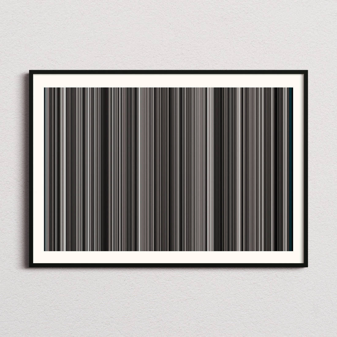 Belfast Movie Barcode Poster - Barcode Only