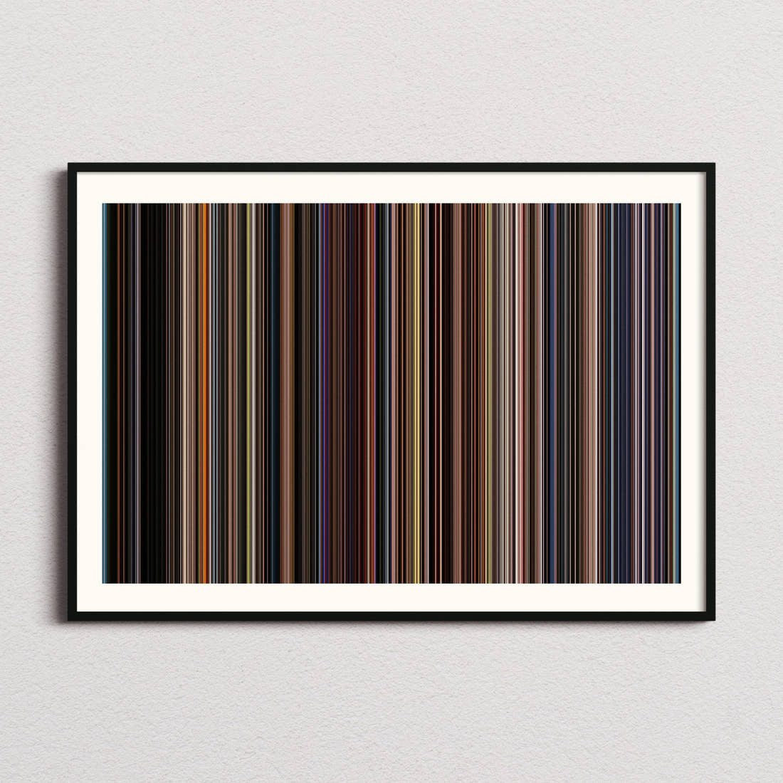 Big Fish Movie Barcode Poster - Barcode Only