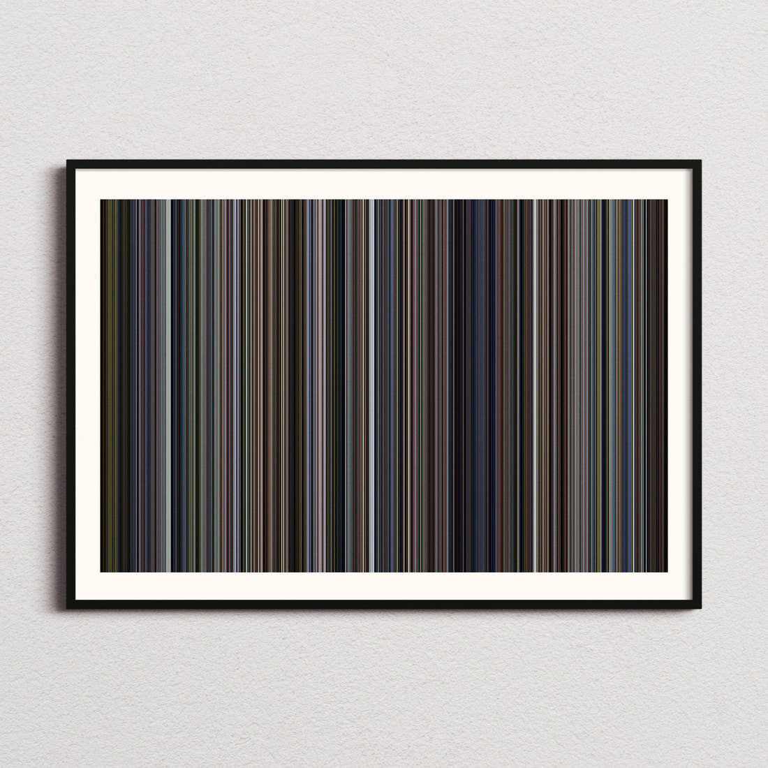 Billy Elliot Movie Barcode Poster - Barcode Only