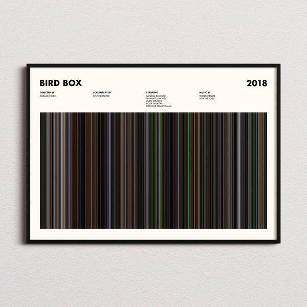 Bird Box Movie Barcode Poster