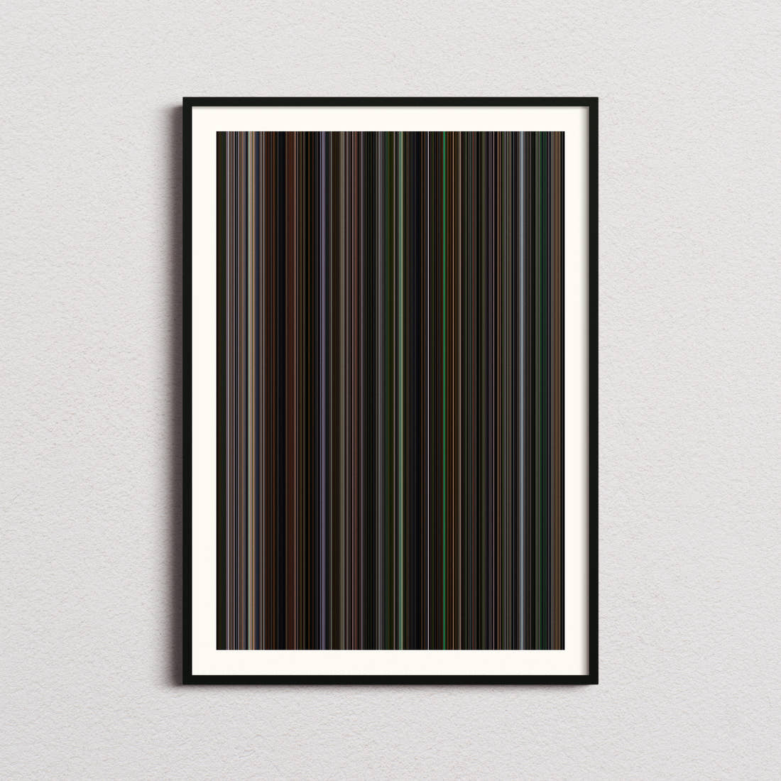 Bird Box Movie Barcode Poster - Barcode Only