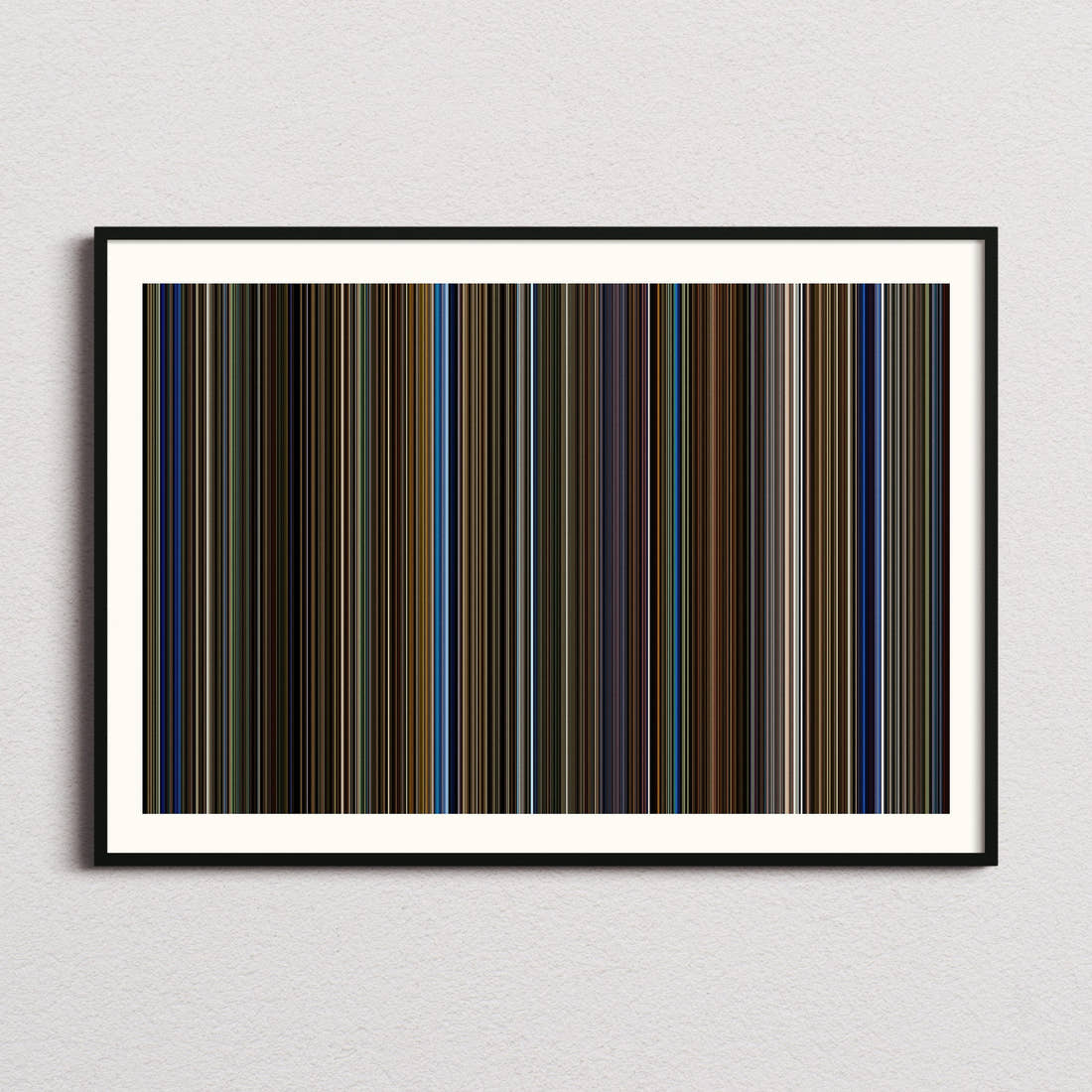 Birdman or (The Unexpected Virtue of Ignorance) Movie Barcode Poster - Barcode Only
