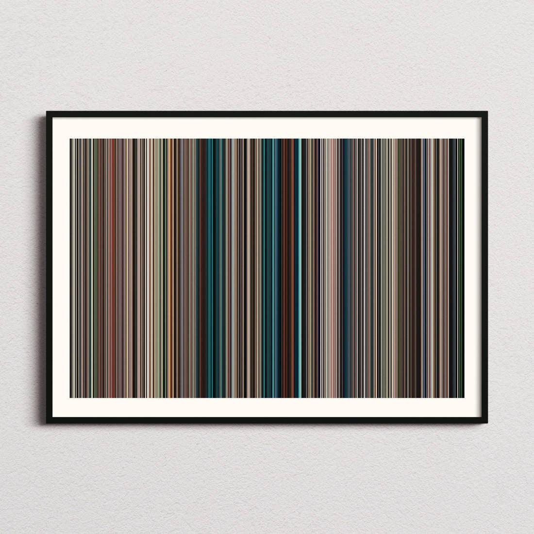 Blue Valentine Movie Barcode Poster - Barcode Only