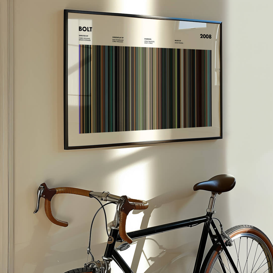 Bolt Movie Barcode Poster