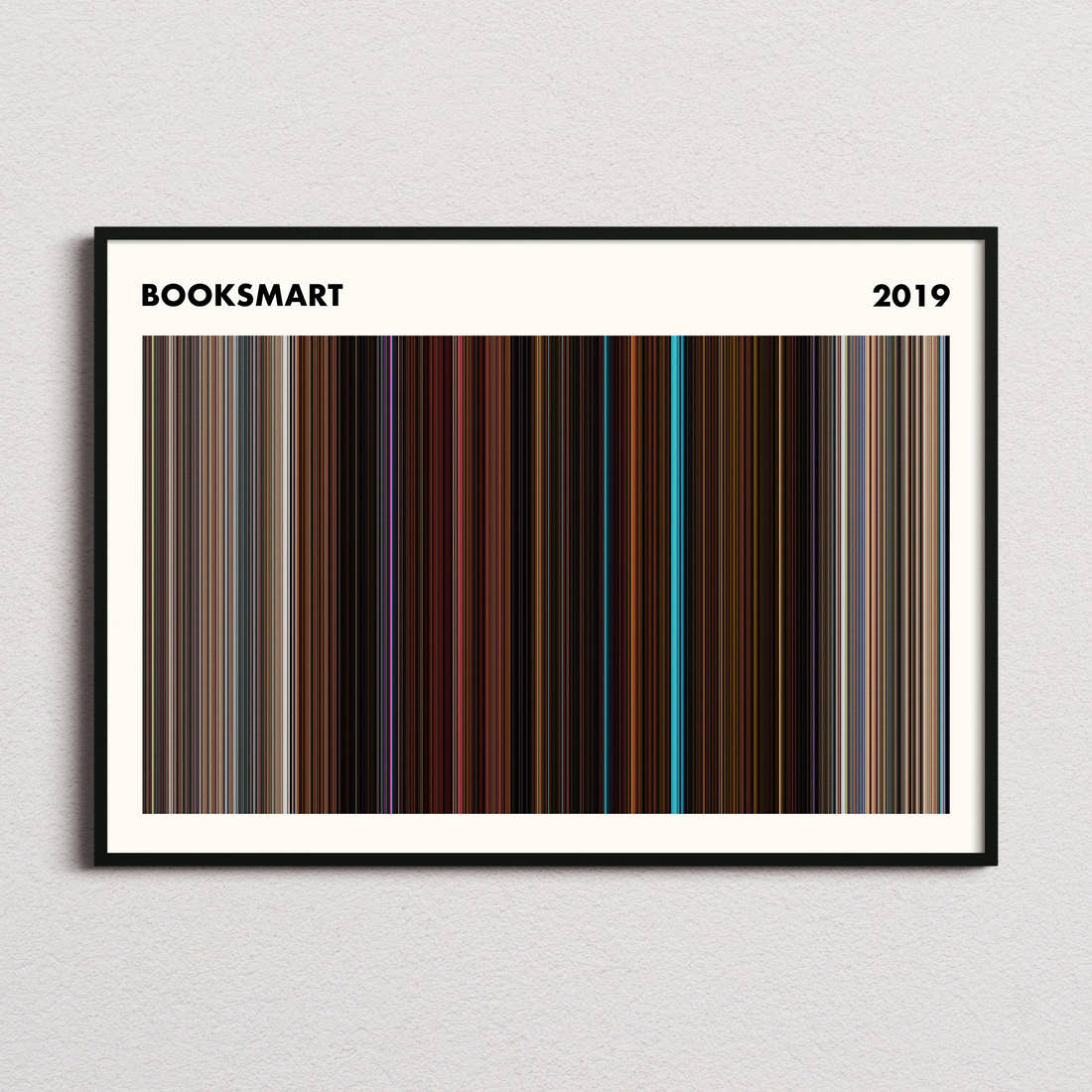 Booksmart Movie Barcode Poster - Simplified
