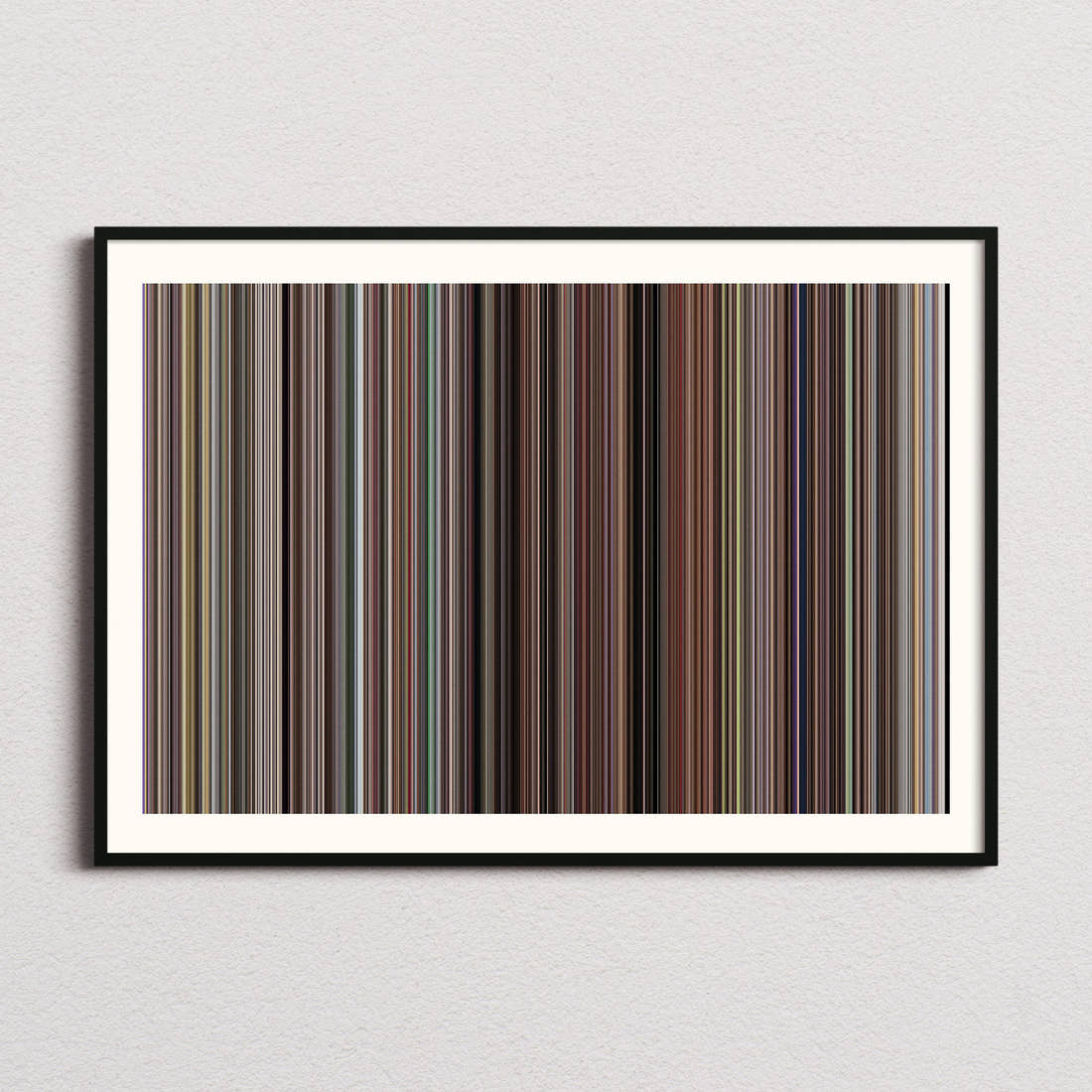 Borat Movie Barcode Poster - Barcode Only