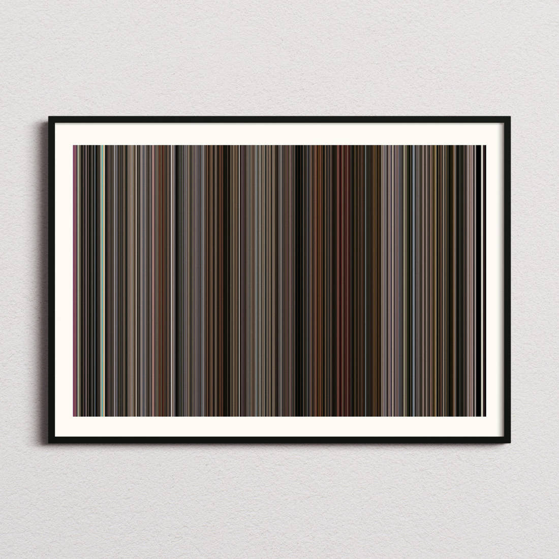 Borat Subsequent Moviefilm Movie Barcode Poster - Barcode Only