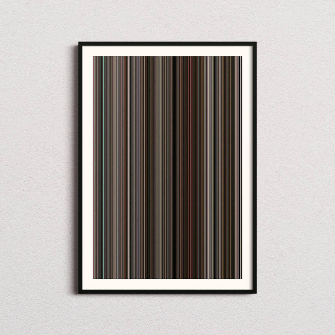 Borat Subsequent Moviefilm Movie Barcode Poster - Barcode Only