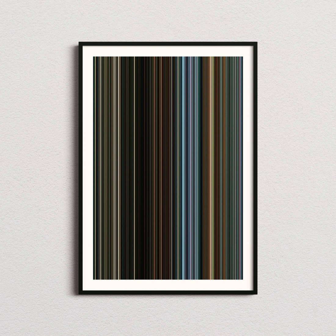 Boy Kills World Movie Barcode Poster - Barcode Only