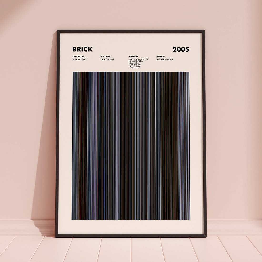 Brick Movie Barcode Poster
