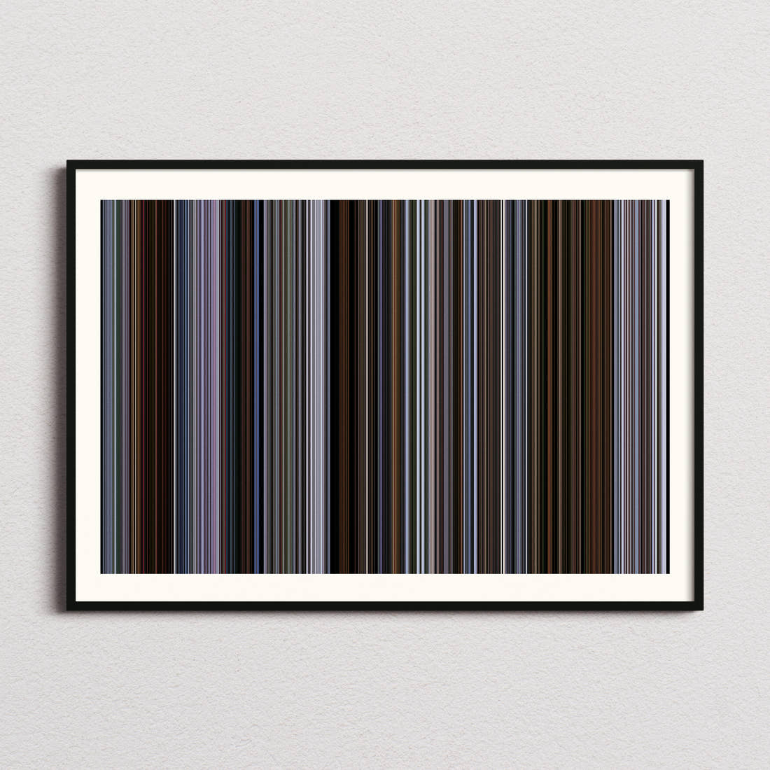 Brick Movie Barcode Poster - Barcode Only