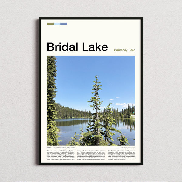 Bridal Lake - Travel Print