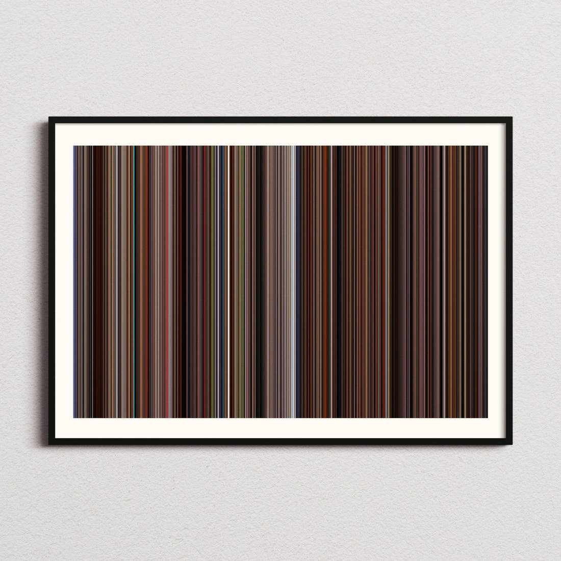 Bridget Jones's Diary Movie Barcode Poster - Barcode Only