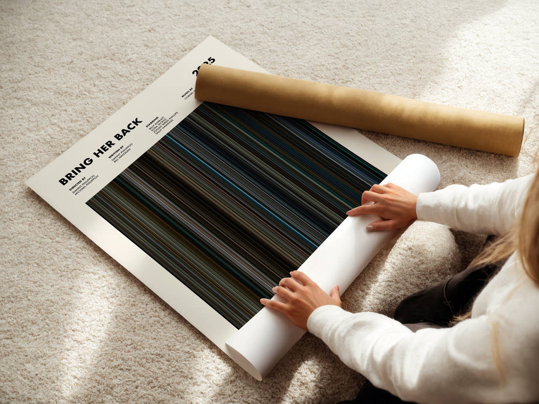 Bring Her Back Movie Barcode Poster