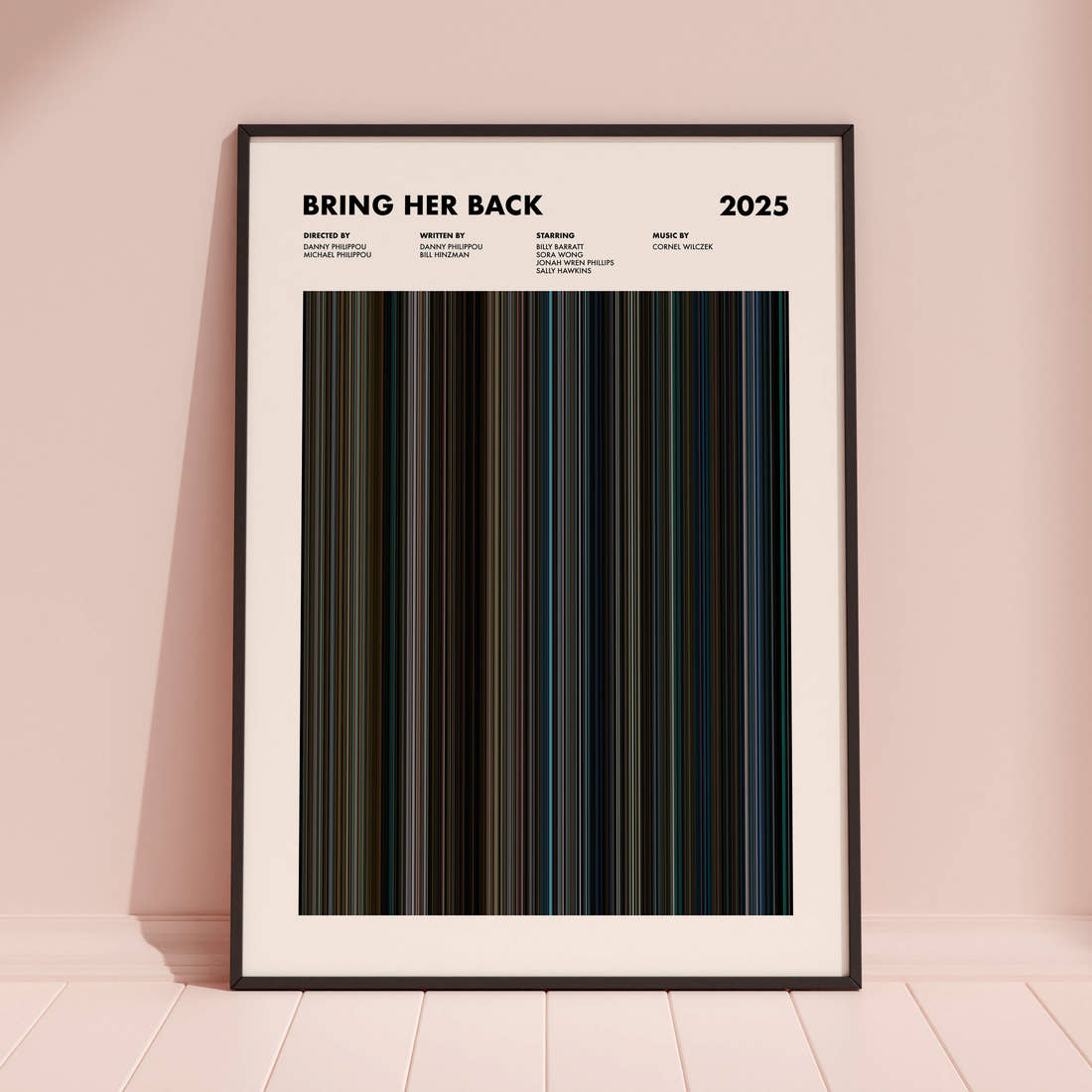 Bring Her Back Movie Barcode Poster