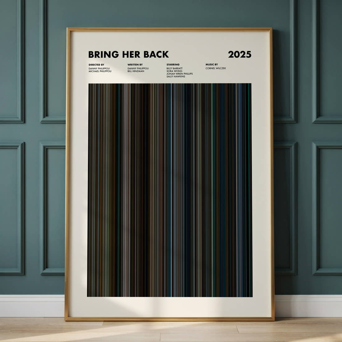 Bring Her Back Movie Barcode Poster