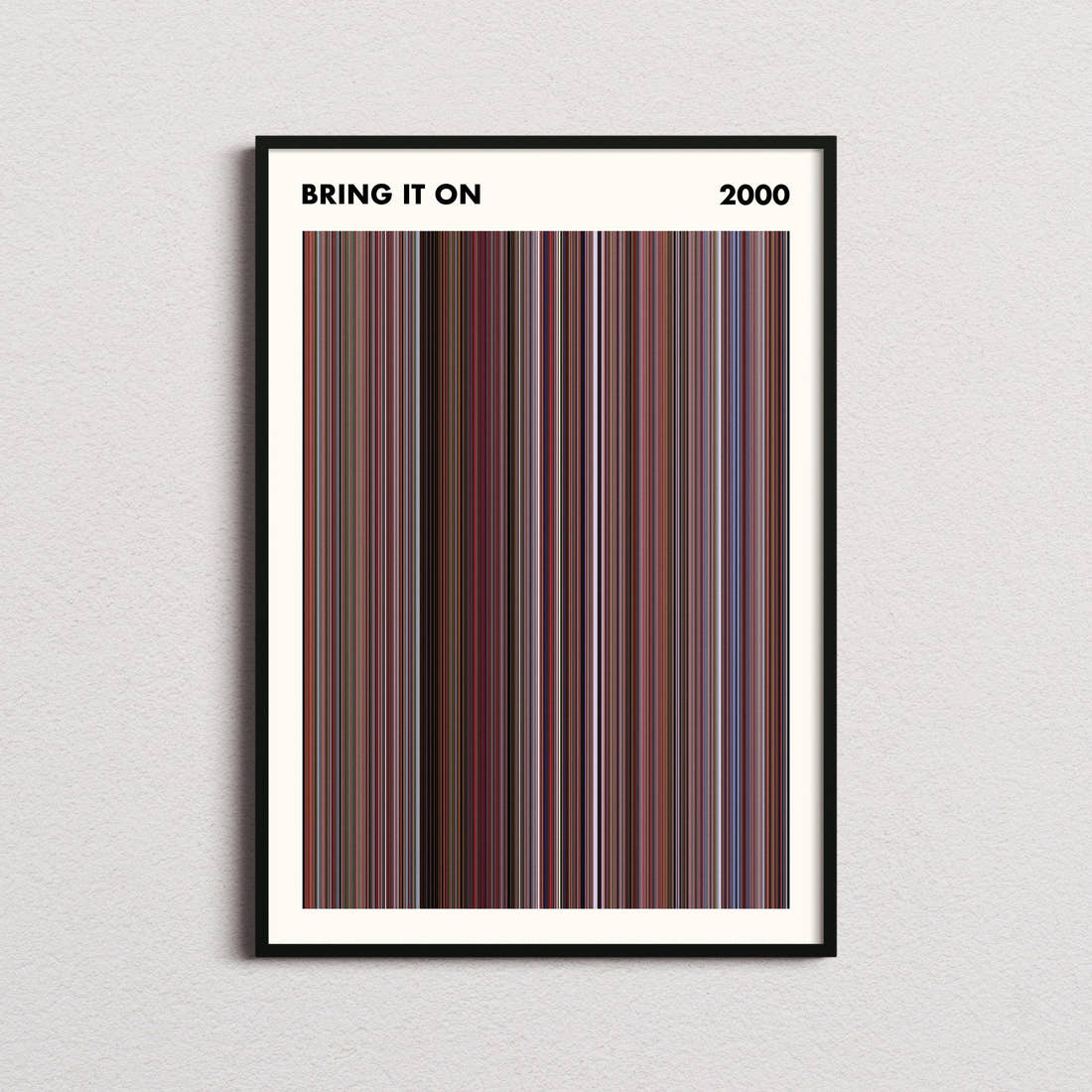 Bring It On Movie Barcode Poster - Simplified