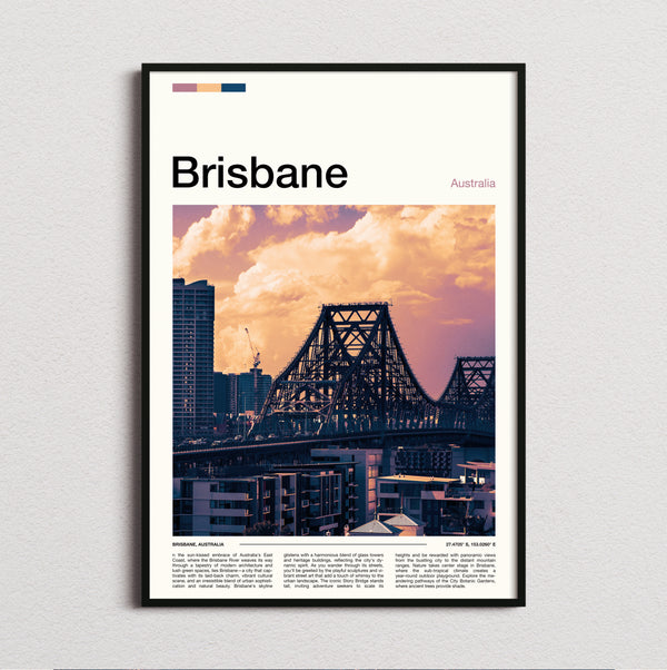 Brisbane - Story Bridge - Travel Print