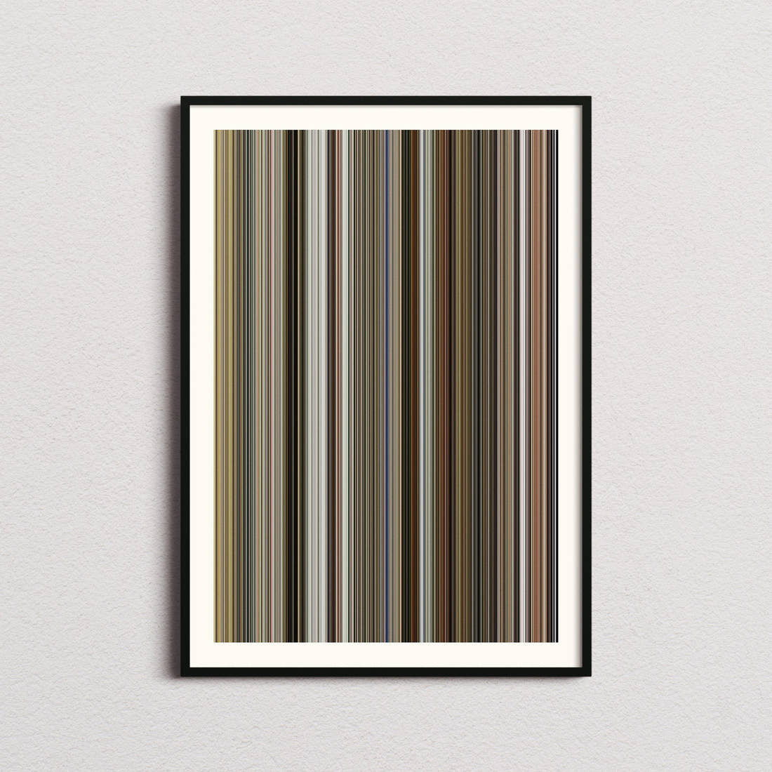 Bruce Almighty Movie Barcode Poster - Barcode Only