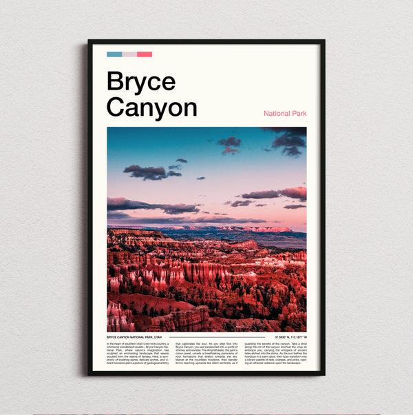Bryce Canyon - Pink Hoodoos - Travel Print