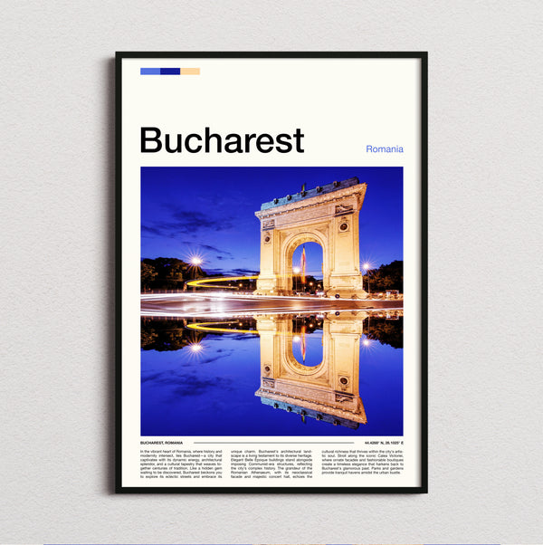 Bucharest - Arch Of Triumph - Travel Print