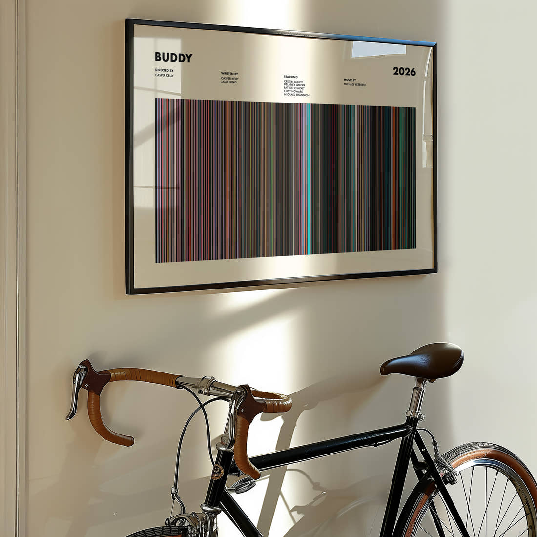 Buddy Movie Barcode Poster