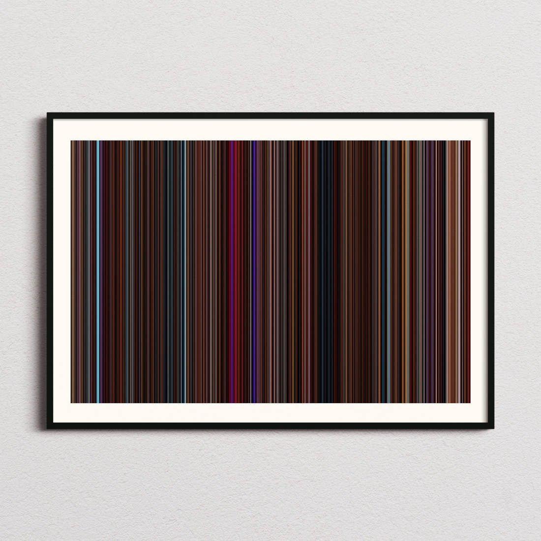 Burlesque Movie Barcode Poster - Barcode Only