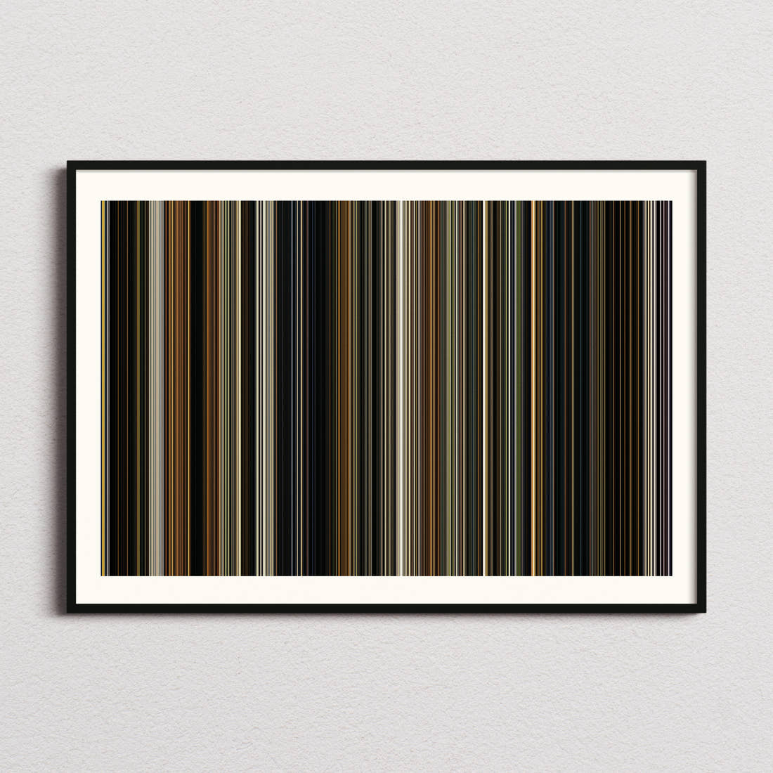 By Any Means Movie Barcode Poster - Barcode Only