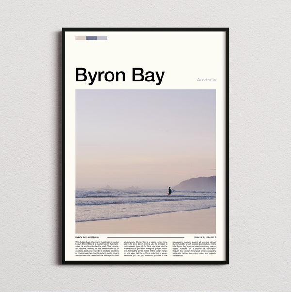 Byron Bay - Hazy Beach - Travel Print