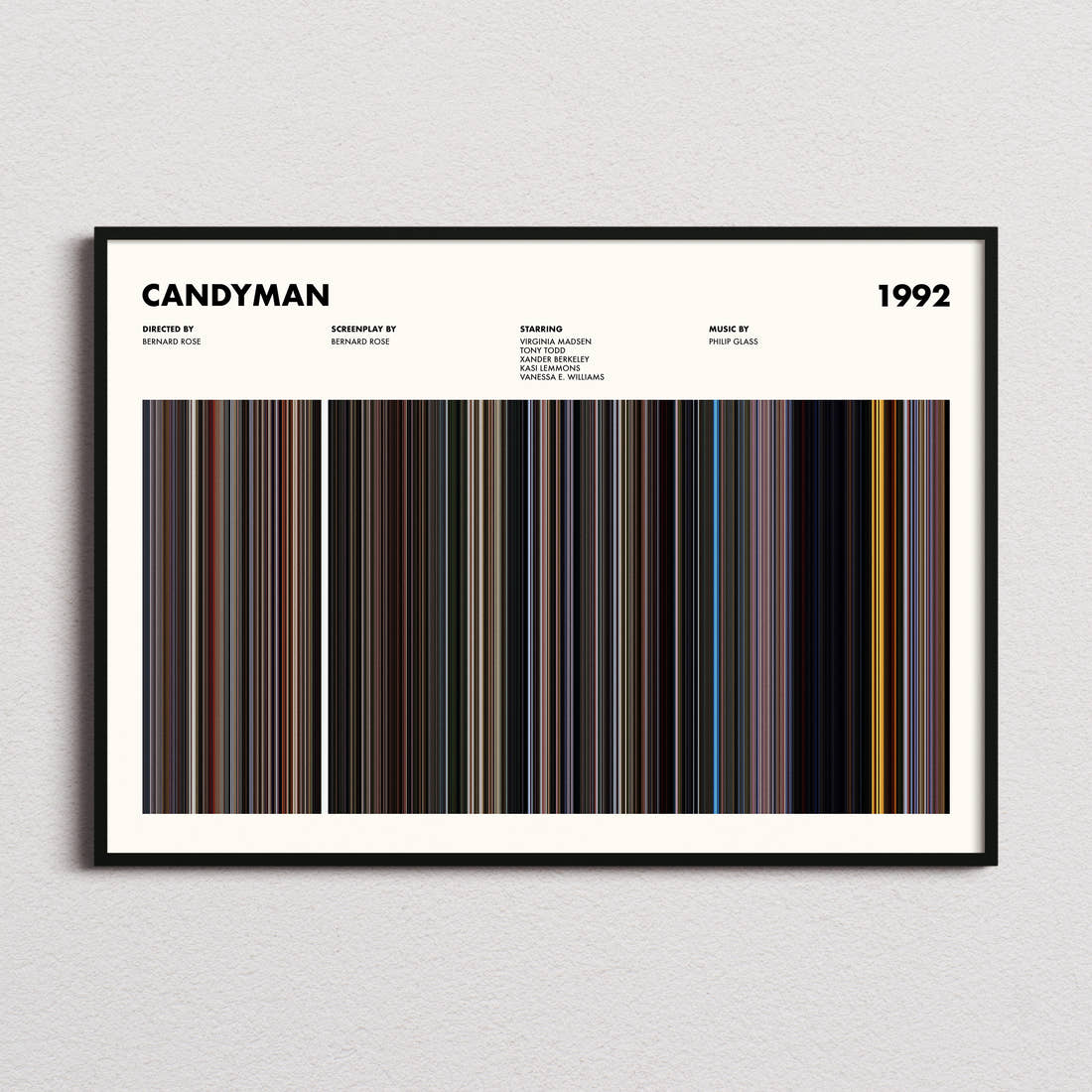 Candyman Movie Barcode Poster