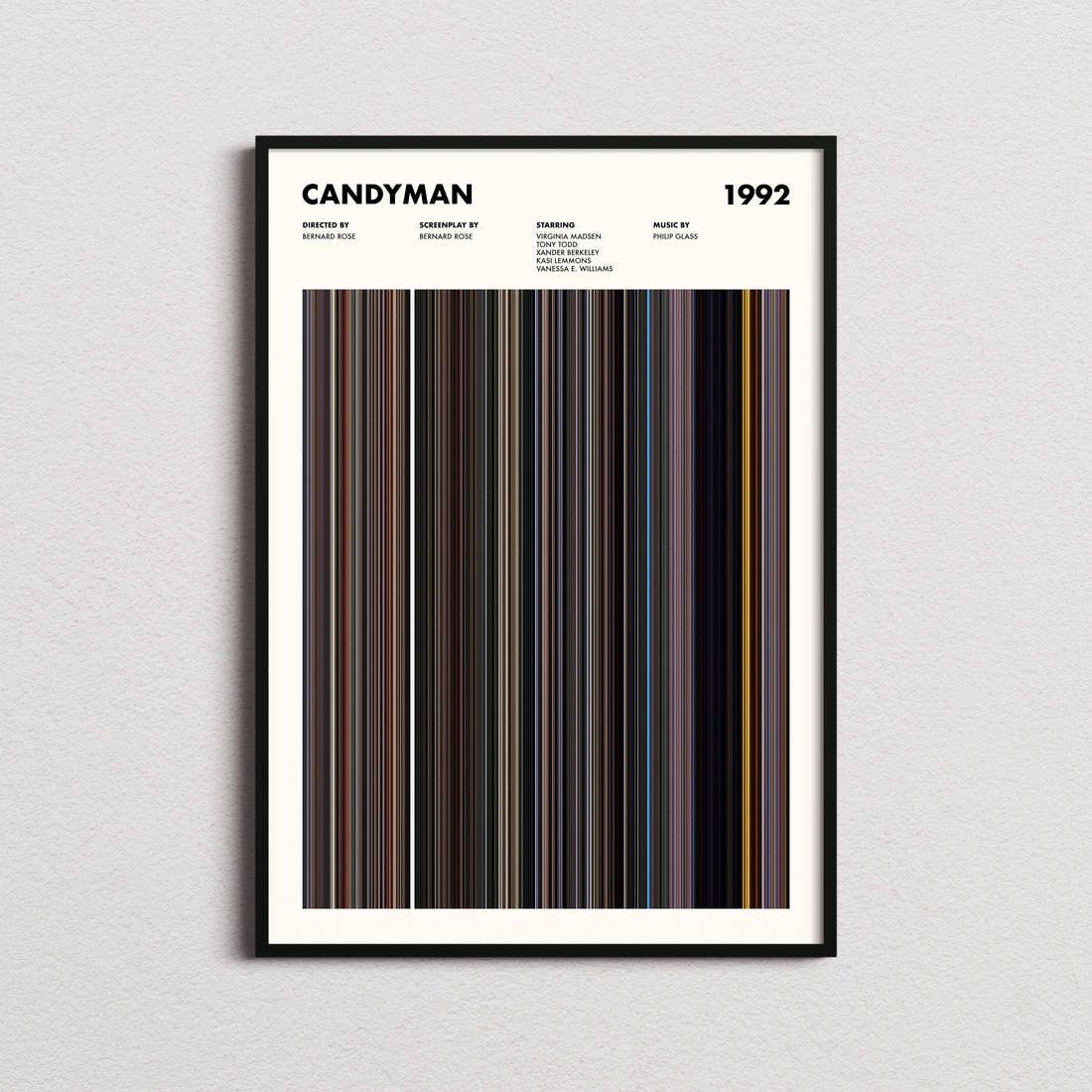 Candyman Movie Barcode Poster