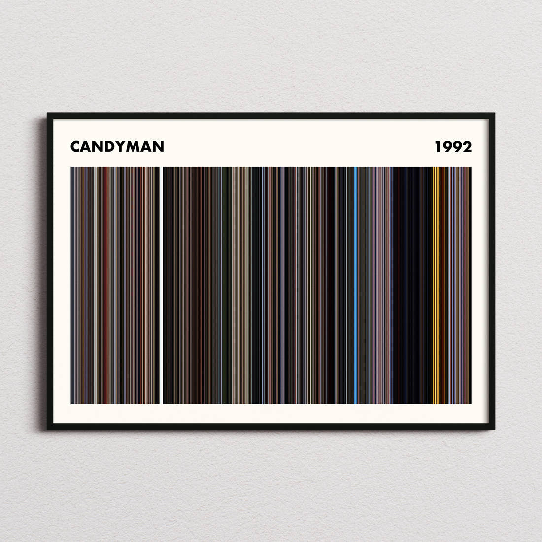 Candyman Movie Barcode Poster - Simplified