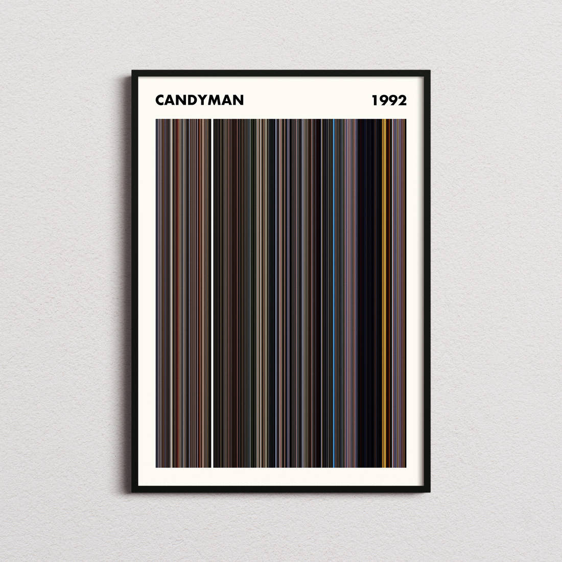 Candyman Movie Barcode Poster - Simplified
