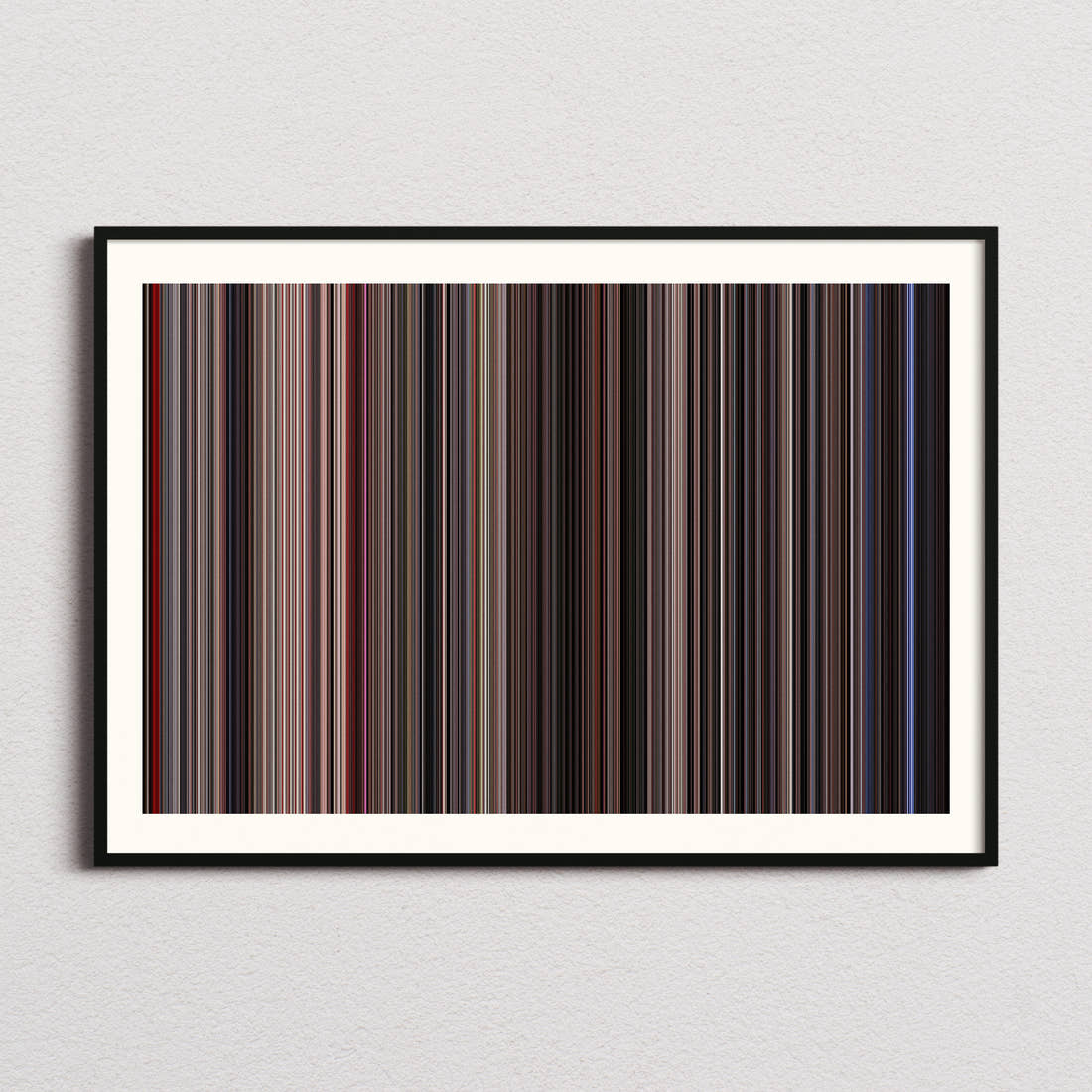 Cape Fear Movie Barcode Poster - Barcode Only