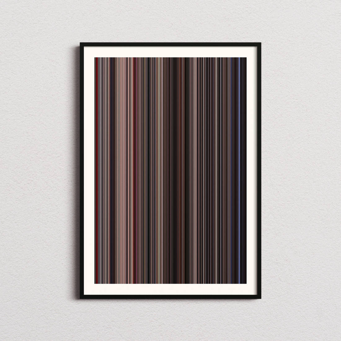 Cape Fear Movie Barcode Poster - Barcode Only