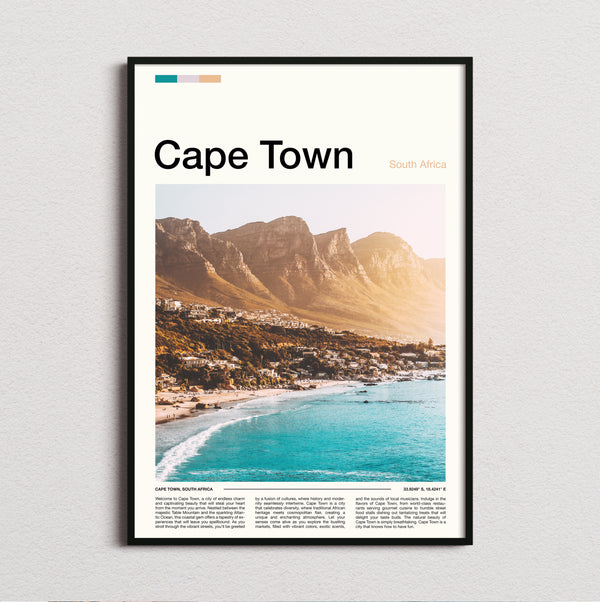 Cape Town - Twelve Apostles - Travel Print