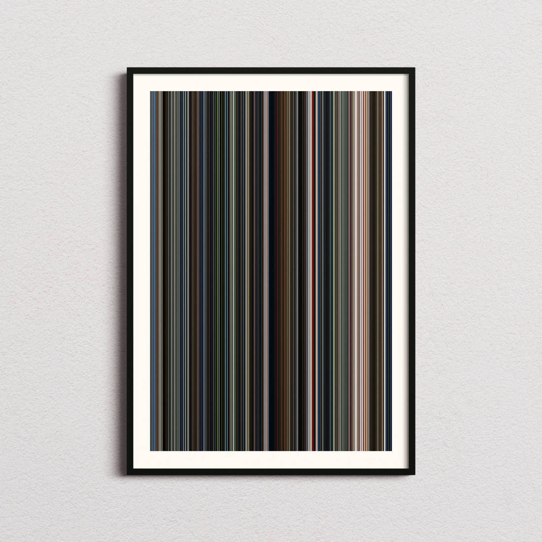 Captain America: Brave New World Movie Barcode Poster - Barcode Only