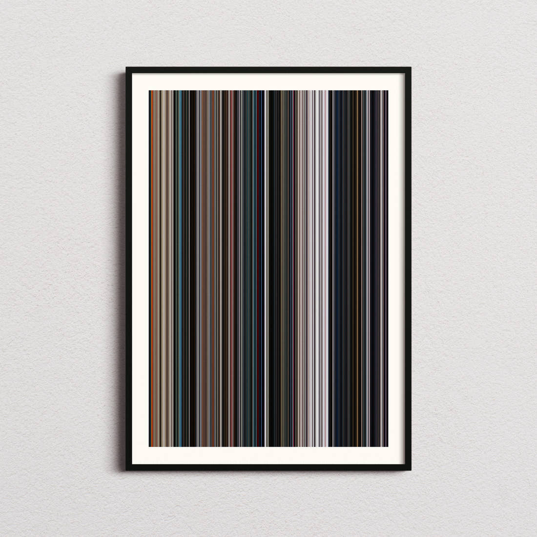 Captain America: Civil War Movie Barcode Poster - Barcode Only