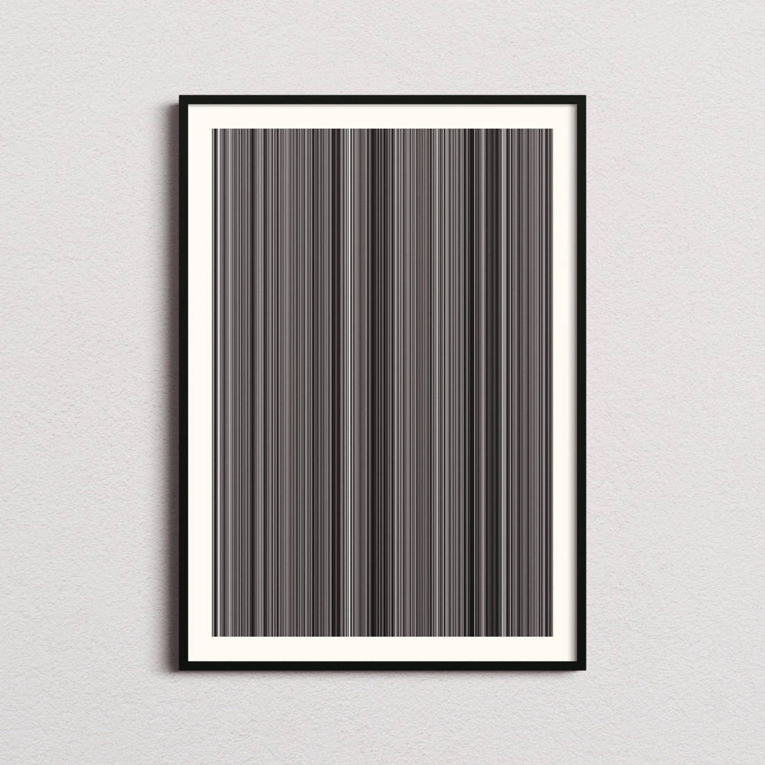 Casablanca Movie Barcode Poster - Barcode Only