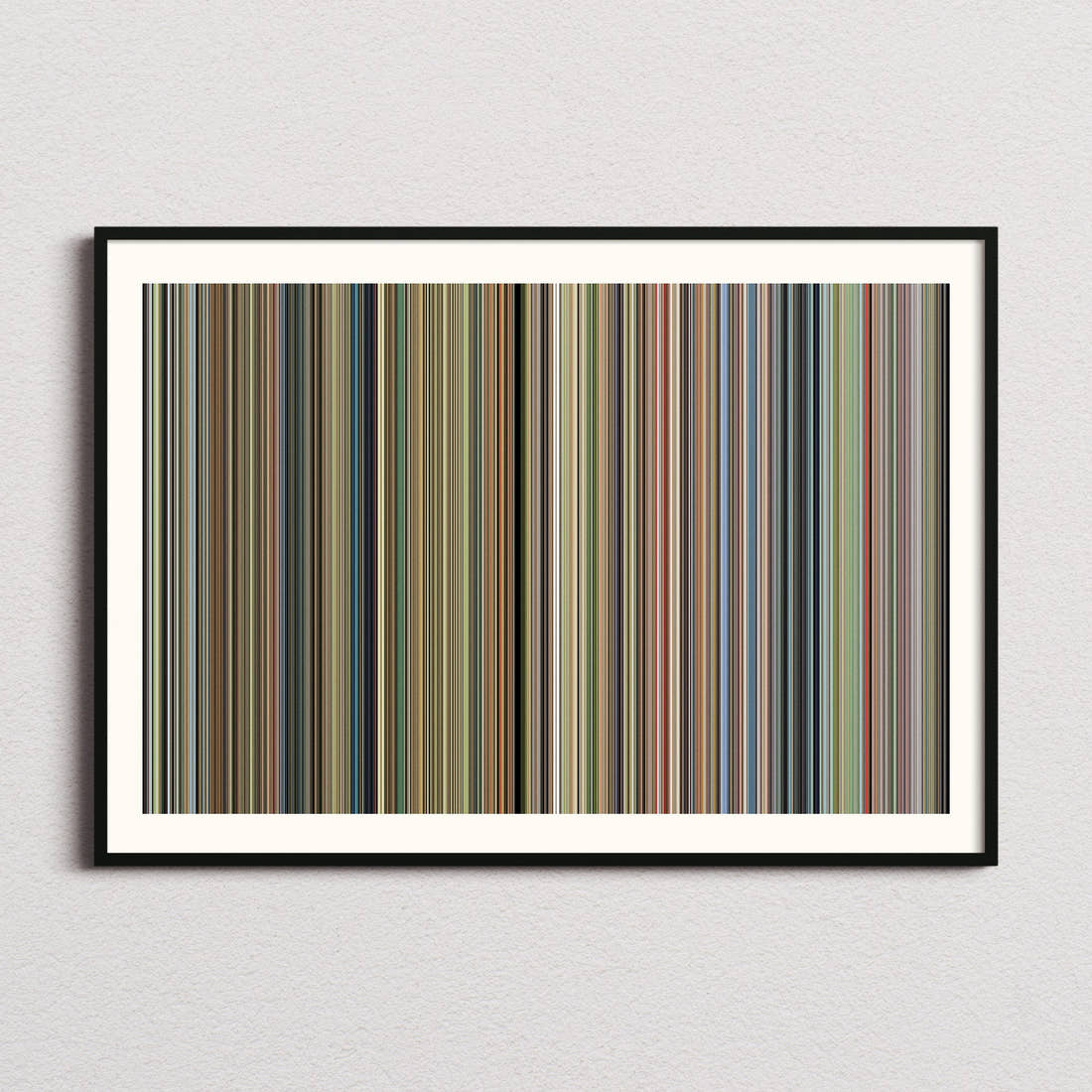 Chak De! India Movie Barcode Poster - Barcode Only