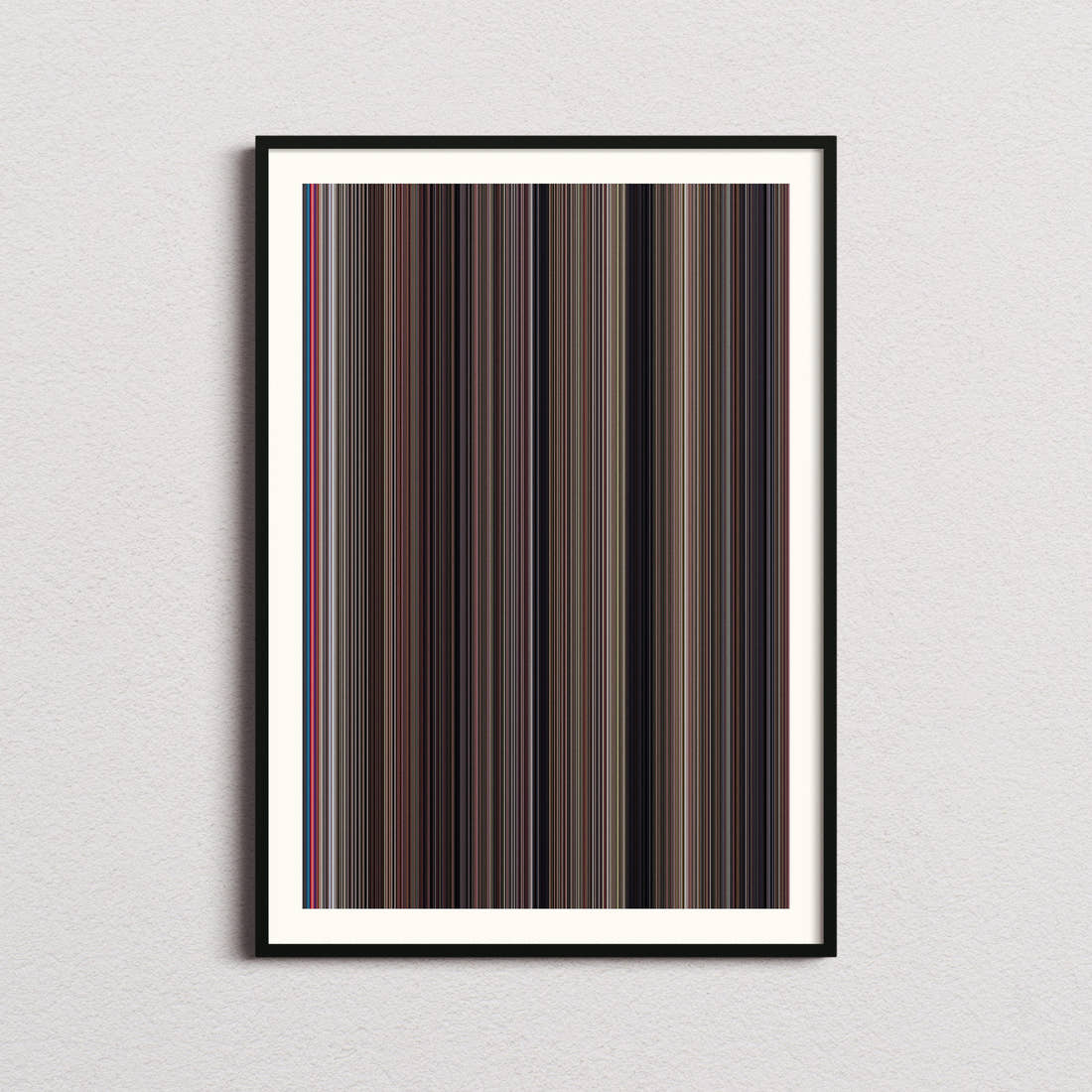 Charade Movie Barcode Poster - Barcode Only