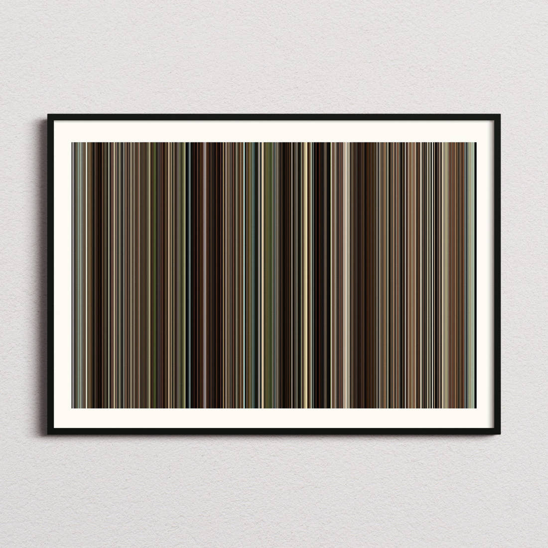 Chariots of Fire Movie Barcode Poster - Barcode Only