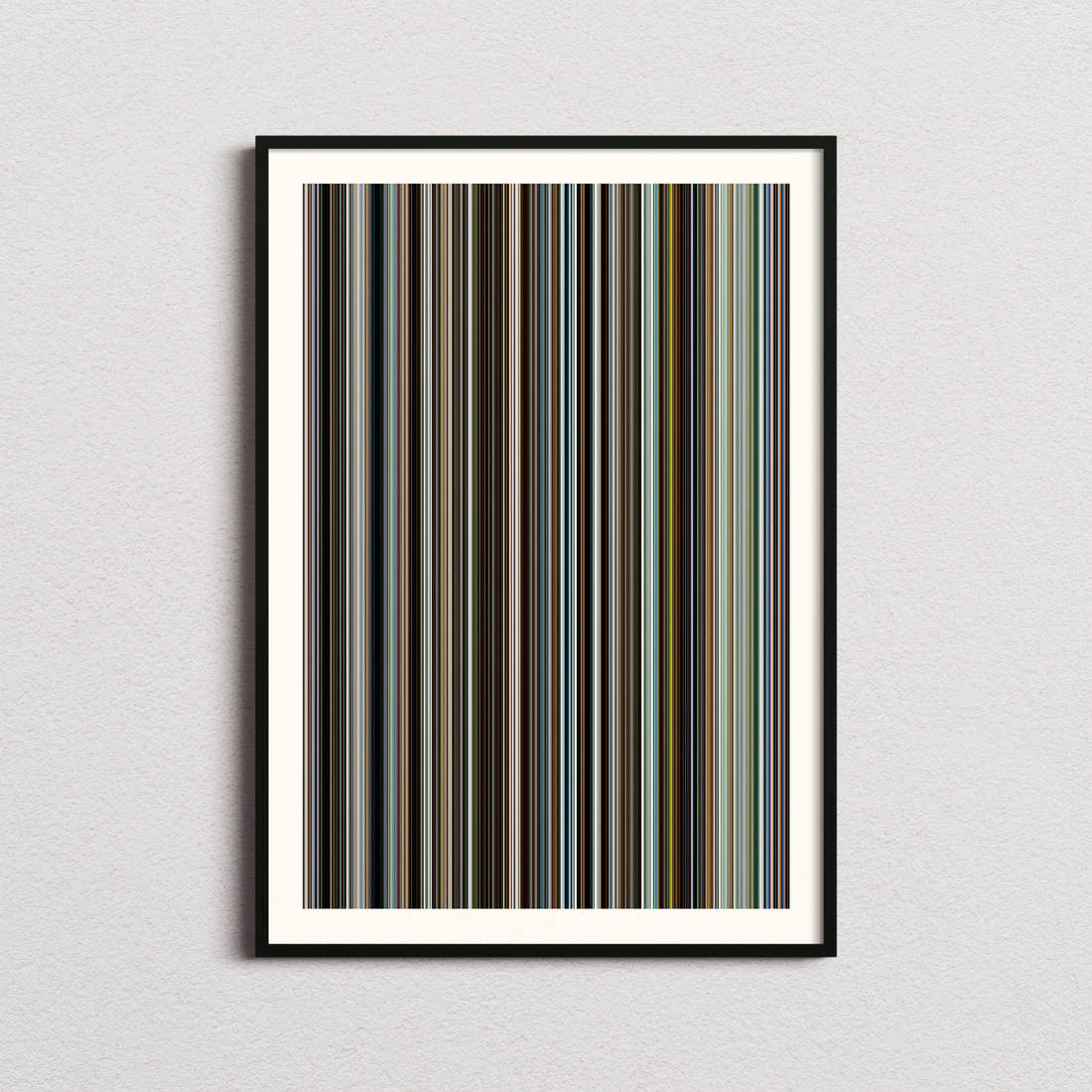 Chasing Mavericks Movie Barcode Poster - Barcode Only