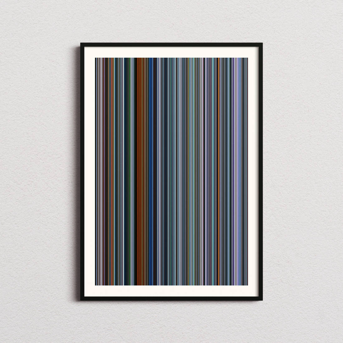 Chungking Express Movie Barcode Poster - Barcode Only